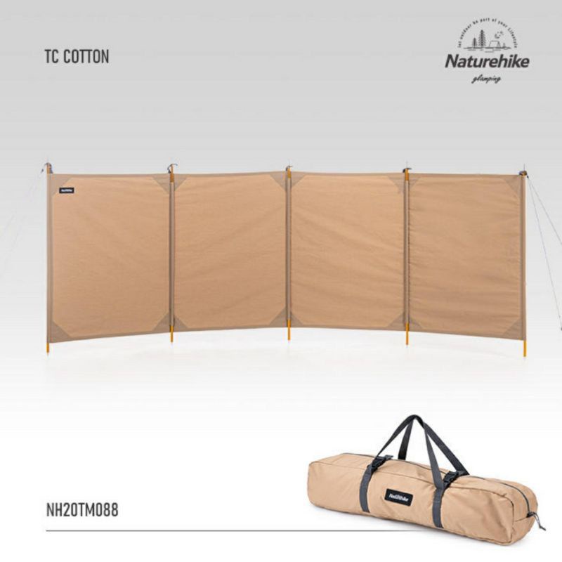 WINDPROOF SHELTER NATUREHIKE NH20TM088 ARRAY SCREEN AKSESORIS TENDA ANTI ANGIN CAMPING SHELTER TENDA