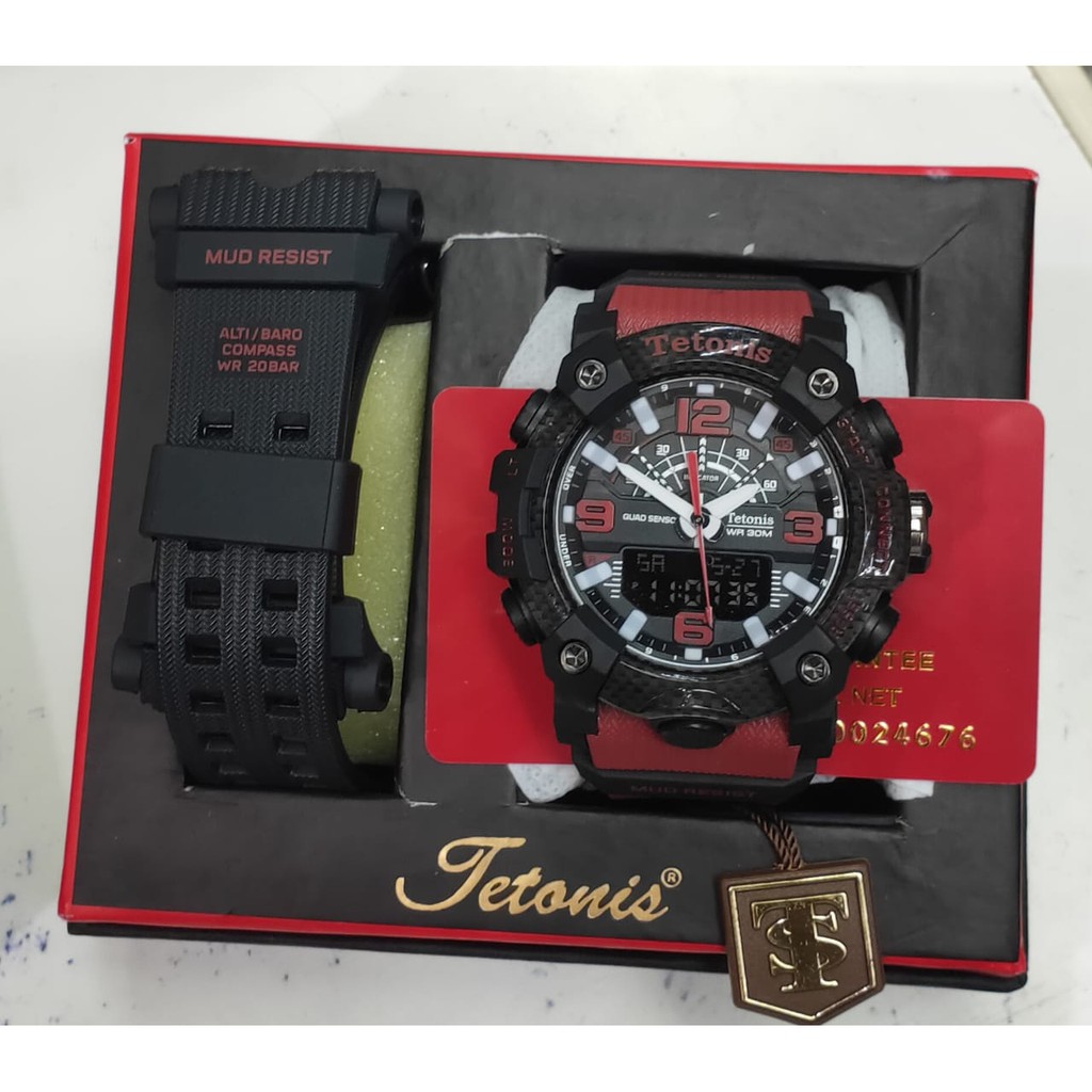 COD Grosiran jam tangan sporty pria tetonis original double time free 1 tali #jamtanganpria #jamori