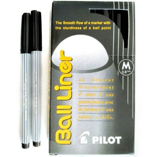 

Pulpen Pilot Ball Liner Hitam - Isi 12