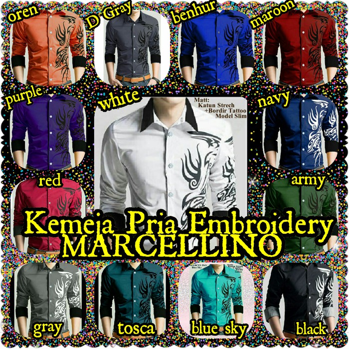 Trendi 2018 Kemeja Lengan Panjang / Kemeja Korea Pria / Hem Murah / Grosir Baju