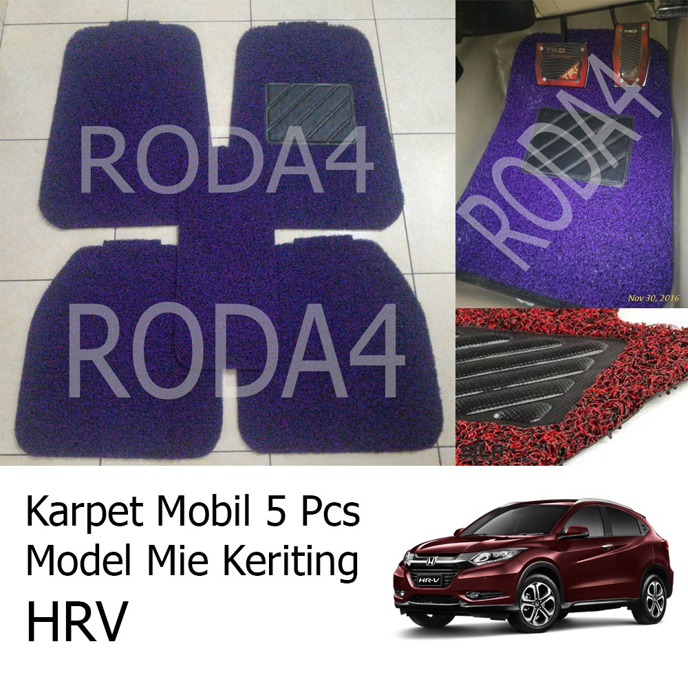 Karpet Mobil / Car Carpet / Floor Mats Universal Model Mie Keriting HRV