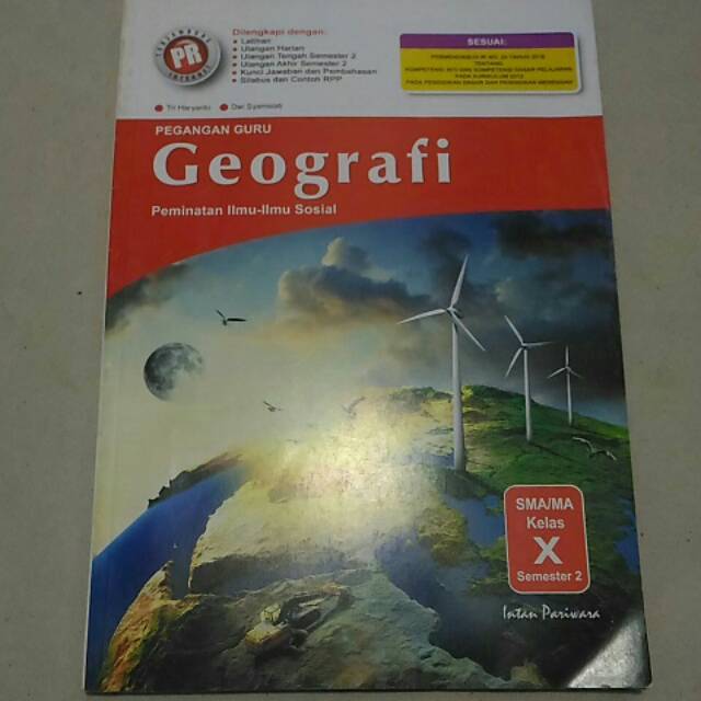 Buku PR PG Geografi kelas 10B