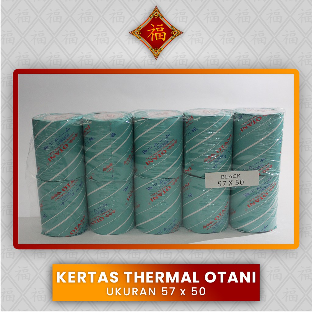 

Kertas Thermal Otani Ukuran 57 x 50 (PACK)