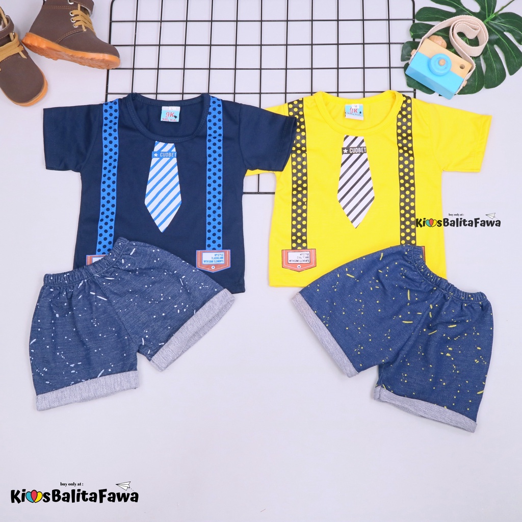 Setelan Chaplin Boy bayi - 3 tahun / Export Class Kaos Karakter Celana Baju Bayi Celana Lengan Laki Babycinnamon