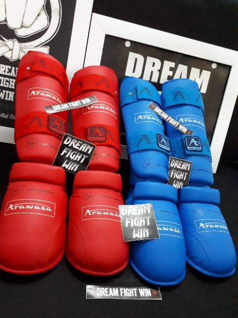 Arawaza footpro karate foot protector wkf approved