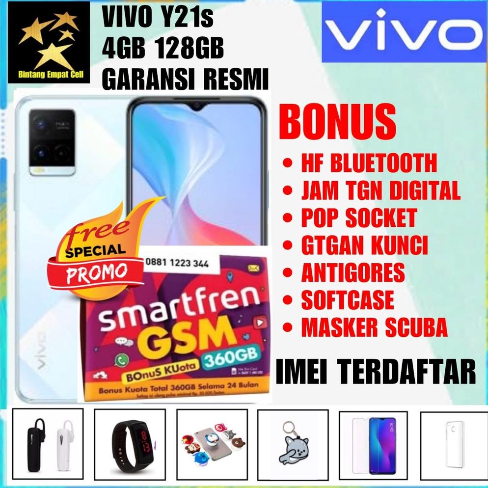 VIVO Y21s 4/128 [EXTENDED RAM 4GB+1GB] & Y21T 6/128 [EXTENDED RAM 6GB+2GB] GARANSI RESMI VIVO