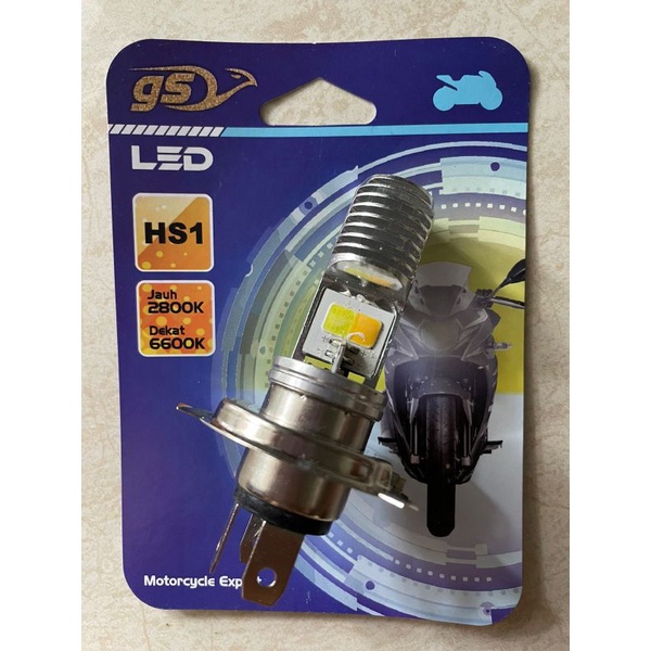 DOP LED LAMPU H4 (2 WARNA) BUAT MOTOR DAN MOBIL MURAH
