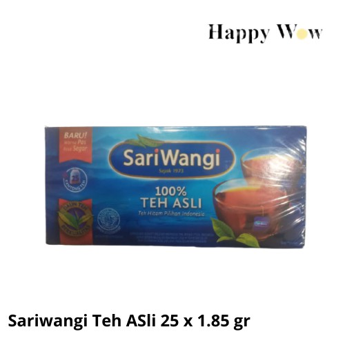 

Sariwangi Teh Asli 100% / Teh Celup Sariwangi (25 x 1.85 gr)