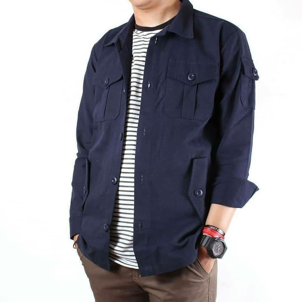 BUTTON PARKA JAKET || JAKET SEMI PARKA SK2