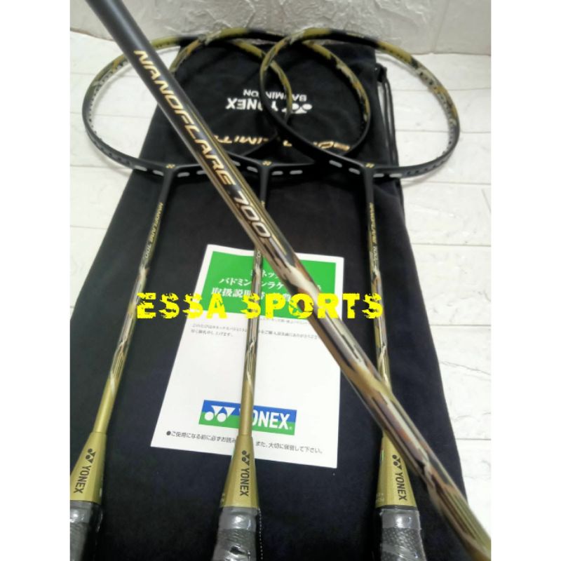 RAKET YONEX NANOFLARE 700 LIMITED EDITION JP CODE FREE SENAR GRIP DAN ONGKOS PASANG