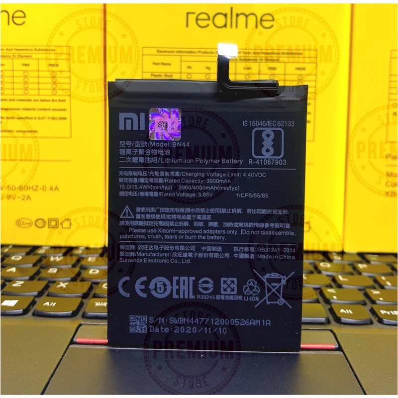 Batre Baterai Xiaomi Redmi 5 Plus Bn44 Batre Xiaomi Redmi 5+ original new