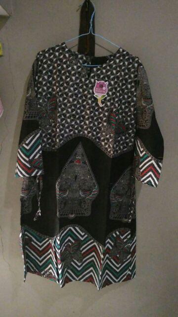 Tunik Lawasan #2 Tunik Wayang Batik Tunik Murah Tunik Cocok Buat Kerja