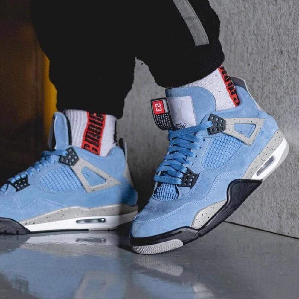 university jordan 4 blue