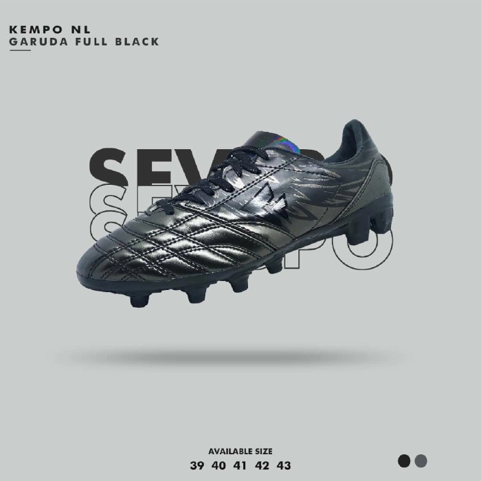 sepatu bola original sevspo kempo NL garuda black murah kuat