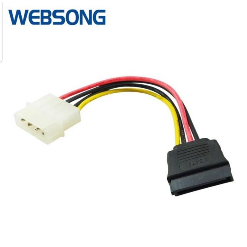 Kabel Power Molex to SATA High Quality Websong