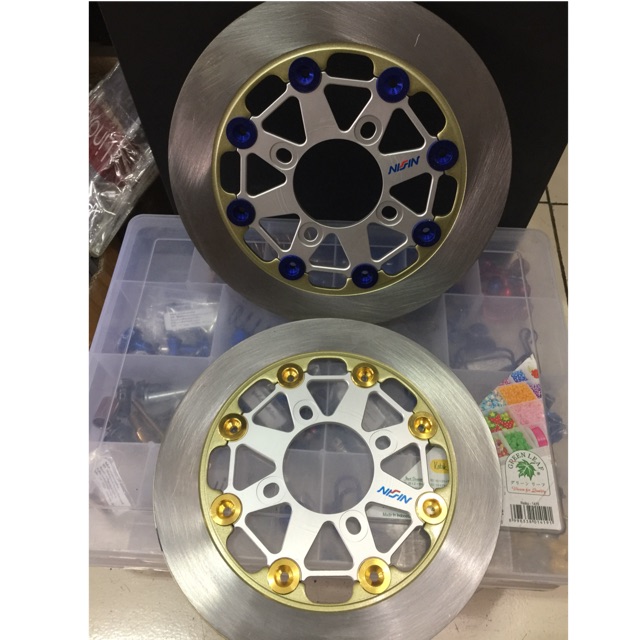 Piringan Cakram Depan Nissin Disc Brake 220mm beat scoopy mio Vario Nouvo Jupiter mx