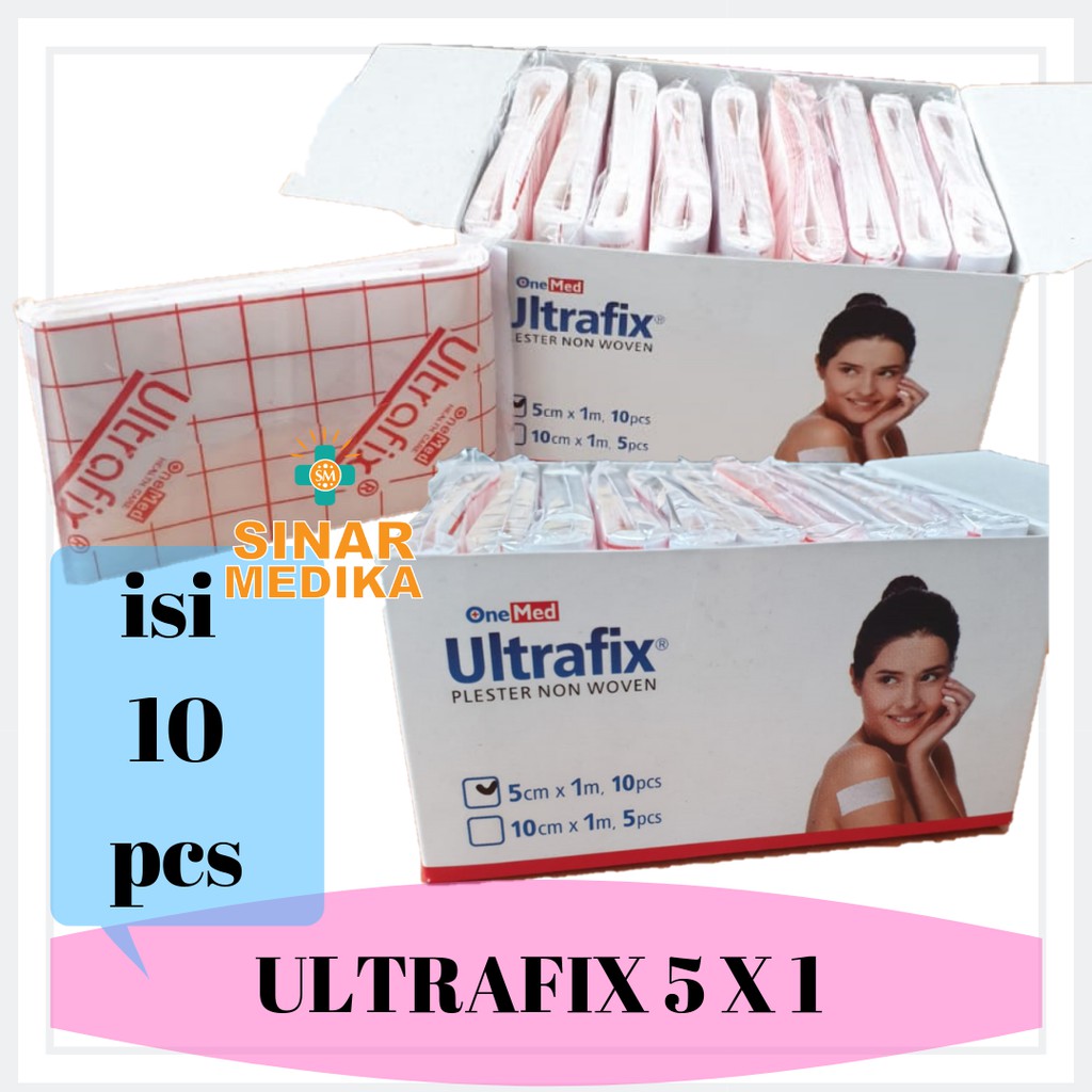 ULTRAFIX 5 X 1 M ISI 1O PCS . ULTRAFIKS . PERBAN LUKA