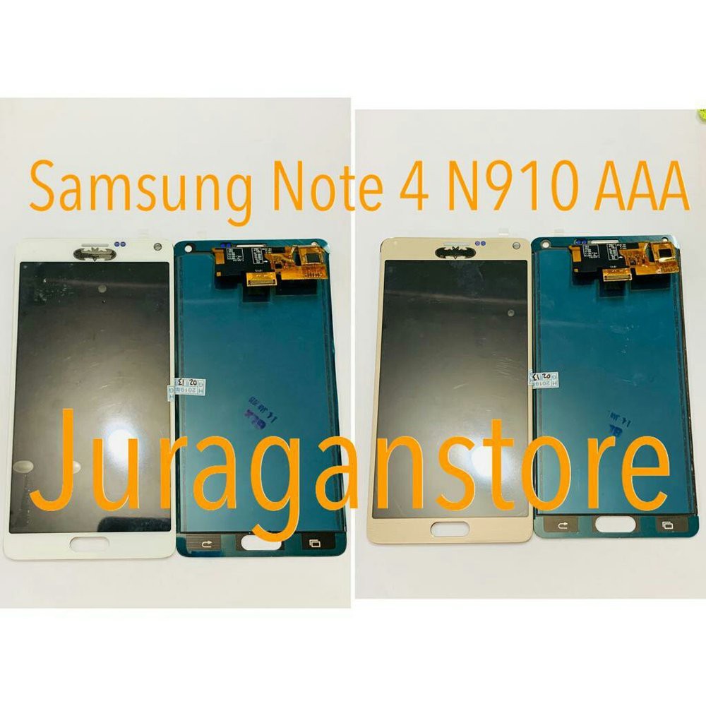 LCD TOUCHSCREEN SAMSUNG GALAXY NOTE 4 N910 COMPLETE ORIGINAL KONTRAS BISA