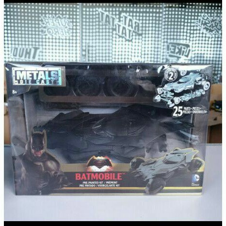 Batmobile Metal Diecast BVS Batmobile Pre Painted Kit Jada Toys Original