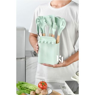 Set Sutil Baru Spatula silicon  set Spatula silikon 