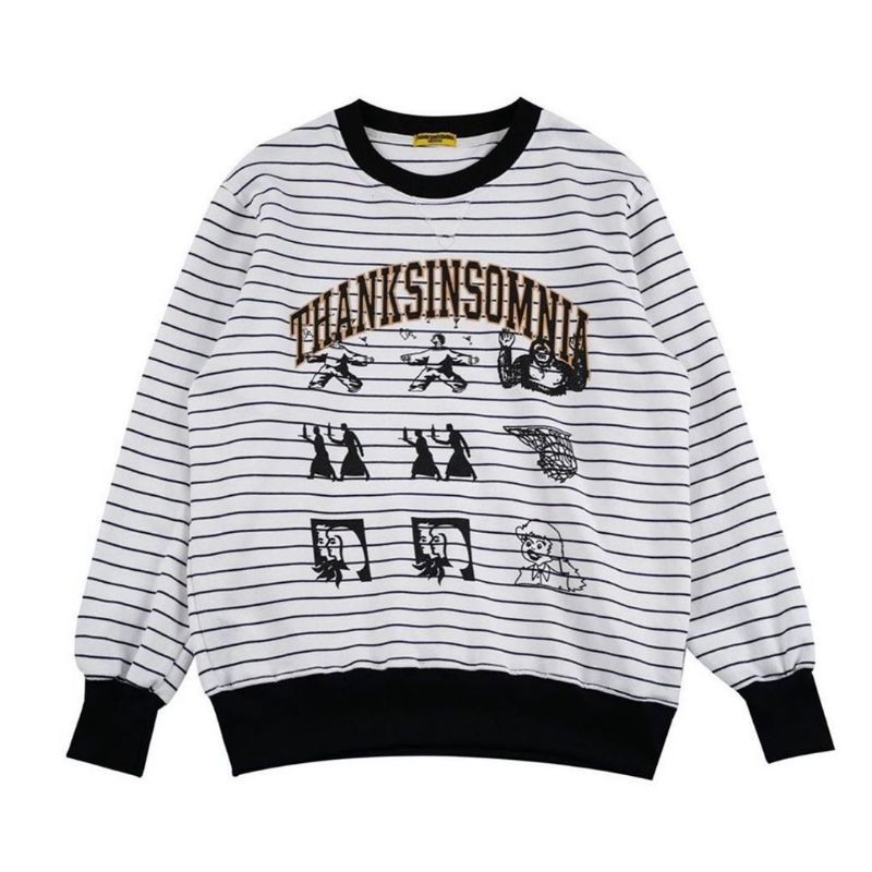 THANKSINSOMNIA CREWNECK Monic 01-UNISEX