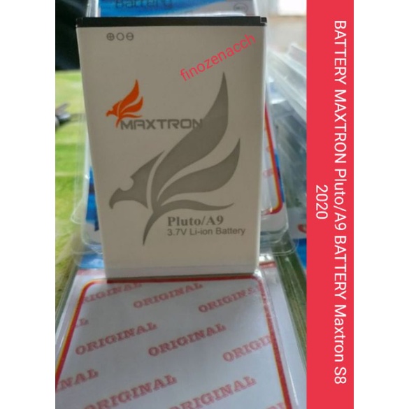 baterai Maxtron Pluto/A9 Batteri Maxtron S8 2020