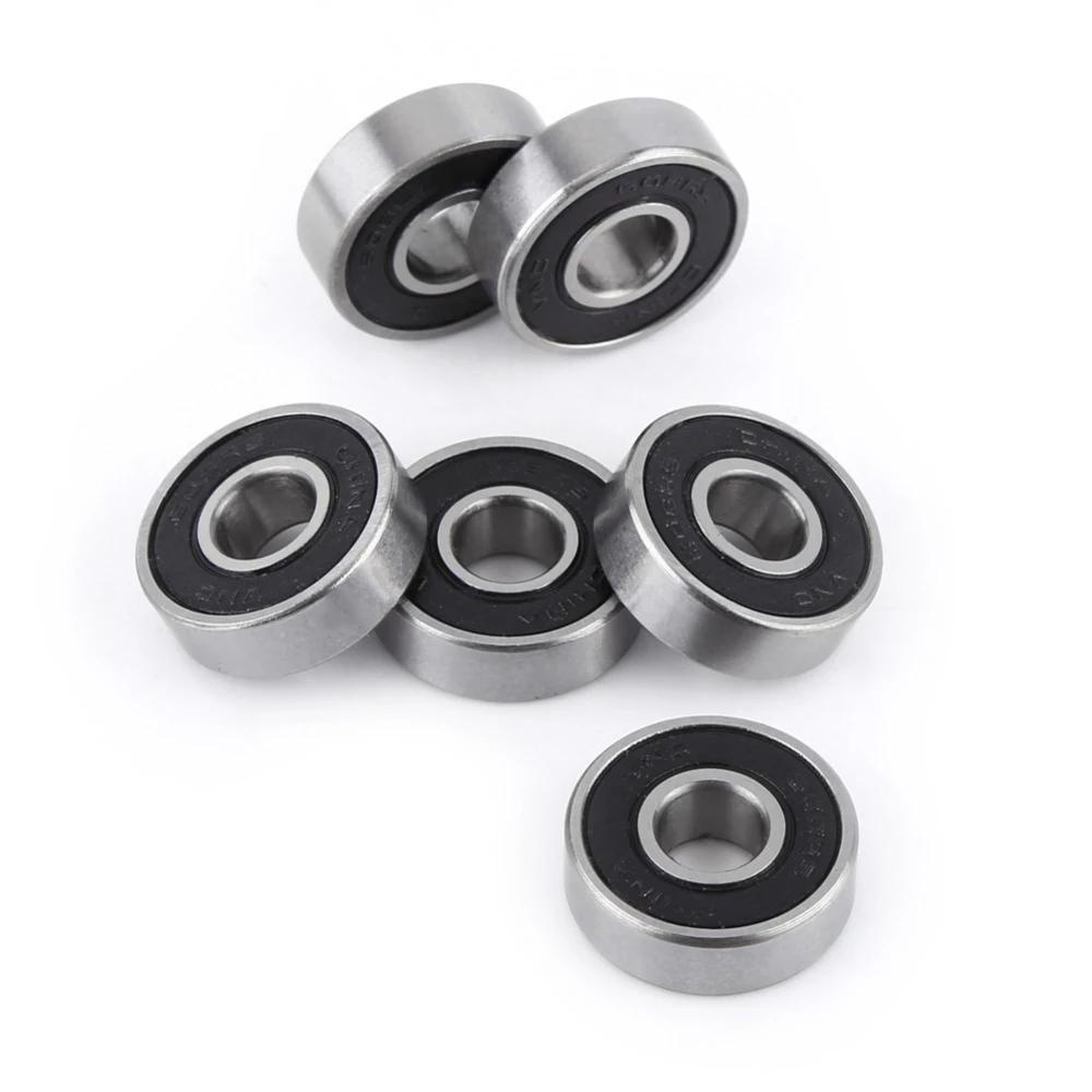 Lanfy Ball Bearing 10Pcs 608RS Alur Dalam 608-2RS