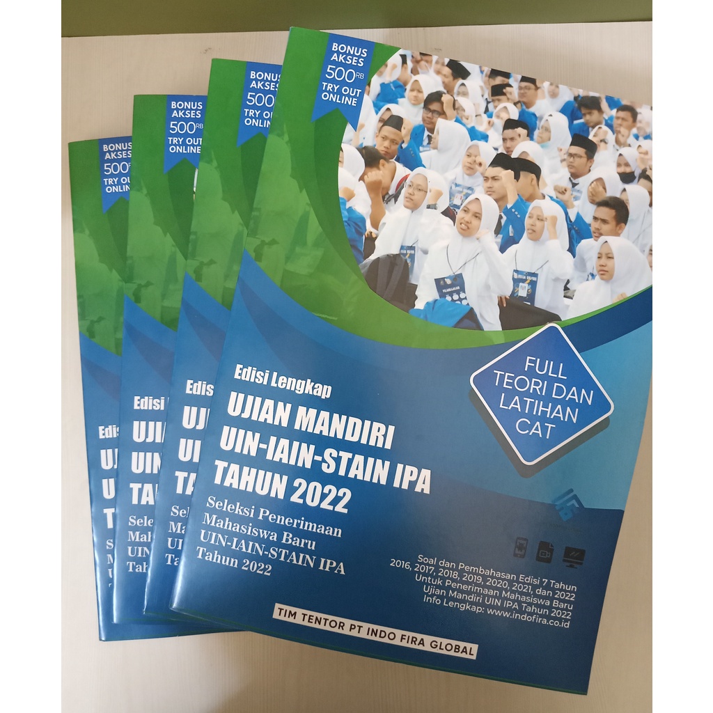 Buku Ujian Mandiri UIN-IAIN-STAIN IPA 2022 (Edisi Lengkap & Edisi Hemat) + Gratis Akses Online-1