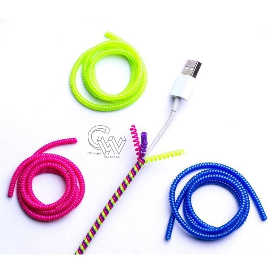 Cheaper-Pelindung Kabel Spiral Cable Protector Headset Cord Protector Termurah