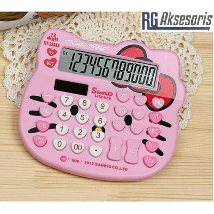 

Murah Kalkulator Kepala Hellokitty 12 DIGIT / Kakulator Lucu dan Unik Terjamin