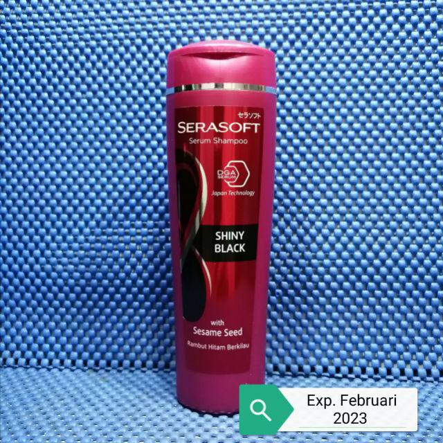 shampoo serasoft hairfall treatment/dandruff treatment 170ml-Shiny black