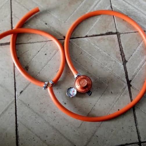 selang cabang oven gas 2 meter+regulator