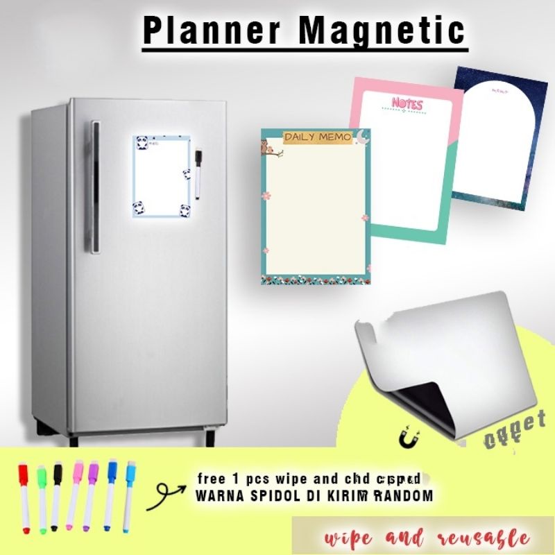 

Papan Tempel Magnetic Memo Board Lucu Unik Simple Praktis Serbaguna Decor Multifungsi