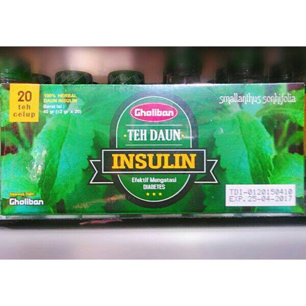 

asli TEH CELUP DAUN INSULIN GHOLIBAN ORIGINAL
