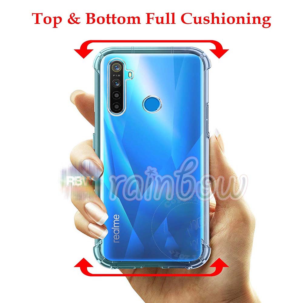 Anticrack Case Realme 5 Silikon Case Anti Crack Realme 5 Softcase Jelly Case Unik Soft Case