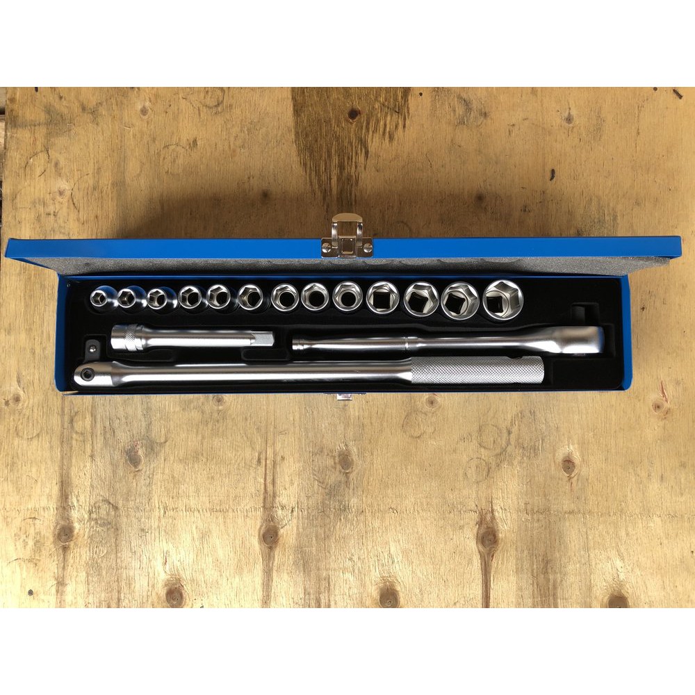 Kunci Sok Set 17 Pcs 12PT  1/2 inci MultiPro