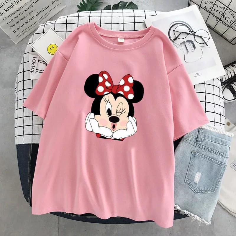 Bess - Kaos Oblong Wanita Murah / Kaos Oblong MINIE CENTIL ukuran jumbo xxl dan xxxl