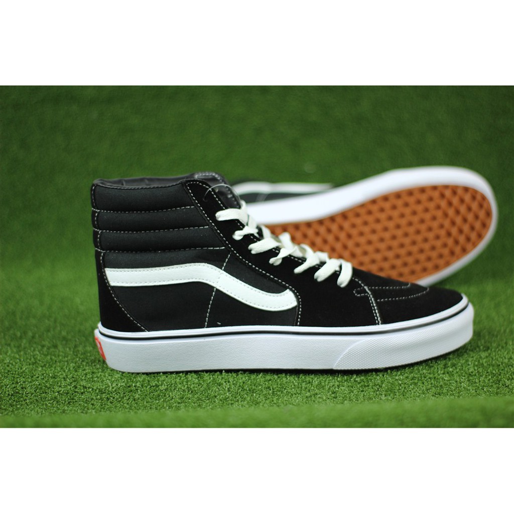 SEPATU CASUAL VANS SK 8 HIGH (BLACK WHITE) 39-44