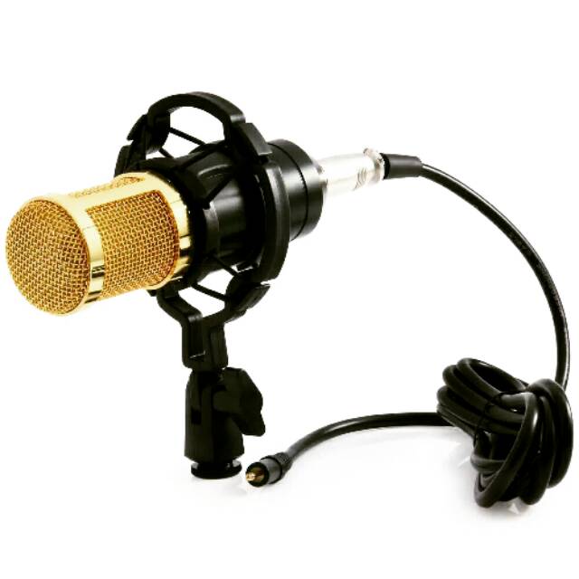 mic condensor recording super jernih bm 800 bm800 rekaman Podcast Mikrofon Kondenser TaffSTUDI