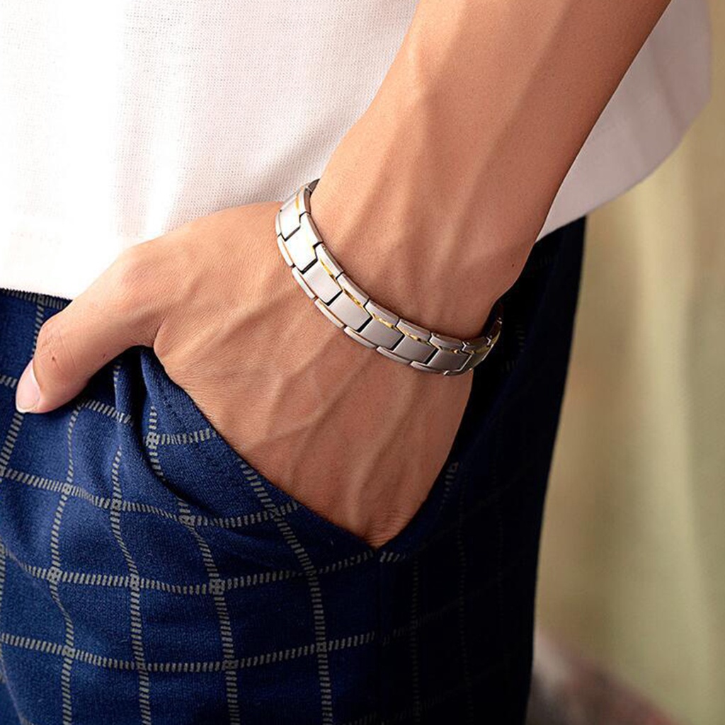 Hu Hu Hu Hu Hu Alat Bantu Pasang Kacamata♡ Gelang Magnet Bahan Alloy Metal Gaya Klasik Untuk Unisex