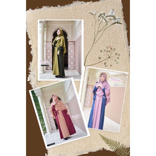 Gamis Arshela by Gerai saffa Reasy stock,gamis kekinian,gamis muslimah,hijaber