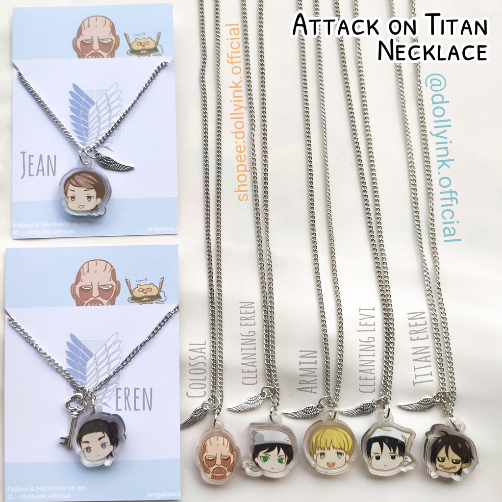 [READY STOCK]AOT Necklace/Attack on titan Necklace/Kalung Aot/Kalung Attack on titan by dollyink
