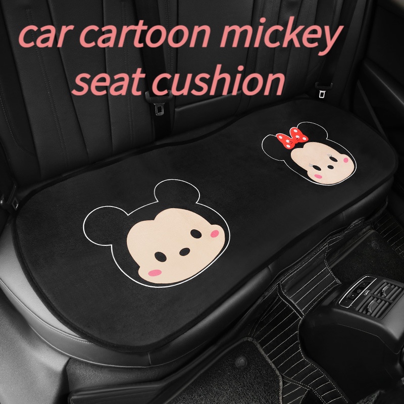 Bantal Kursi Belakang Mobil Motif Kartun Mickey Bahan plush