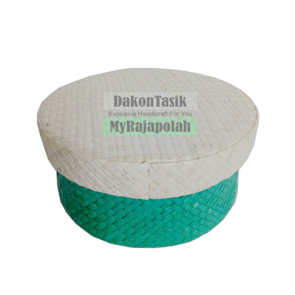 DT - 17138 TOPLES TEMPAT PENYIMPANAN PERHIASAN AKSESORIS ANYAMAN PANDAN