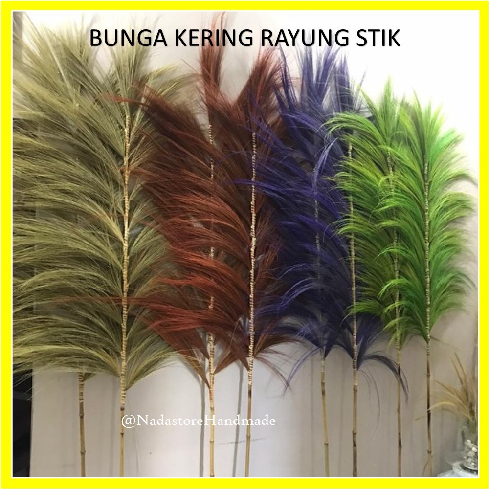 HOME DECOR RAYUNG STICK KERING PANJANG KUALITAS EXPORT BESAR isi 21 TANGKAI