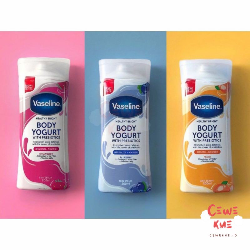 (CEWEKUE) Vaseline Body Yoghurt/ VASELINE BODY LOTION/BODY YOGHURT VASELINE/VASELINE BODY LOTION YOG