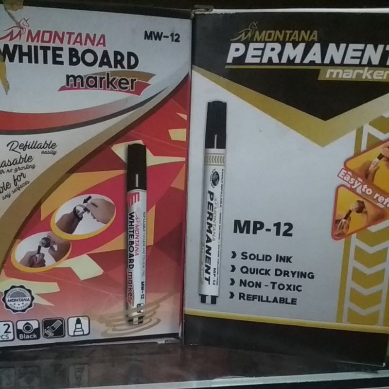 

❤️ MAFA ❤️ (MONTANA) Spidol Permanent Marker dan Whitebiard Marker