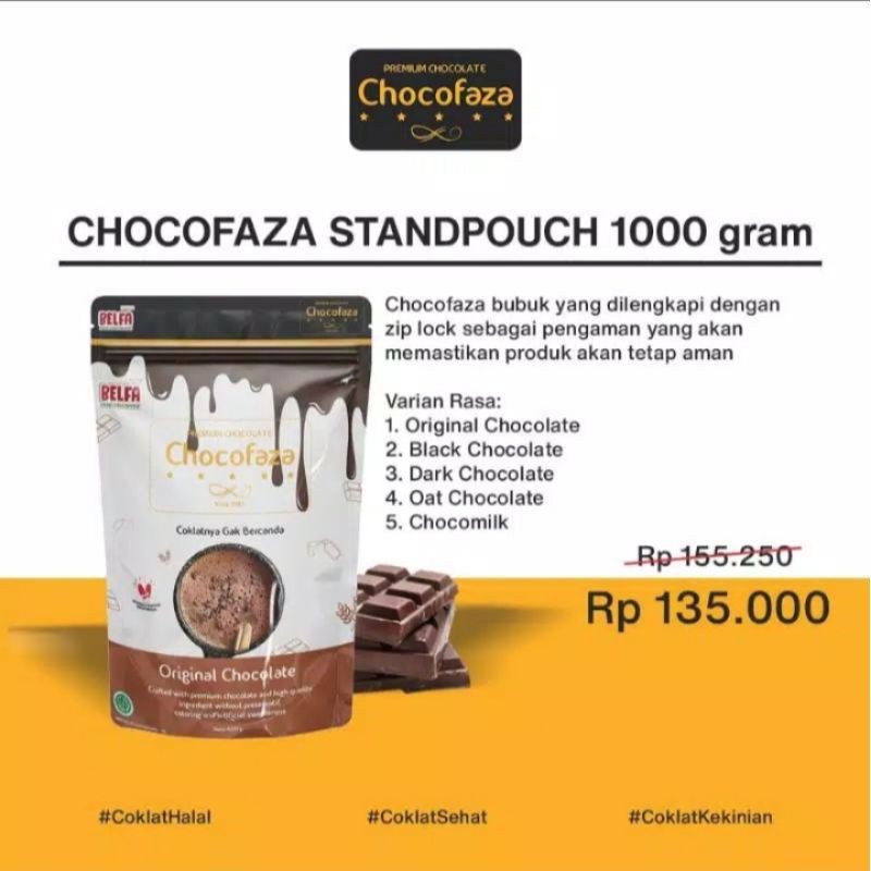 

Chocofaza Standpouch 1000 gr