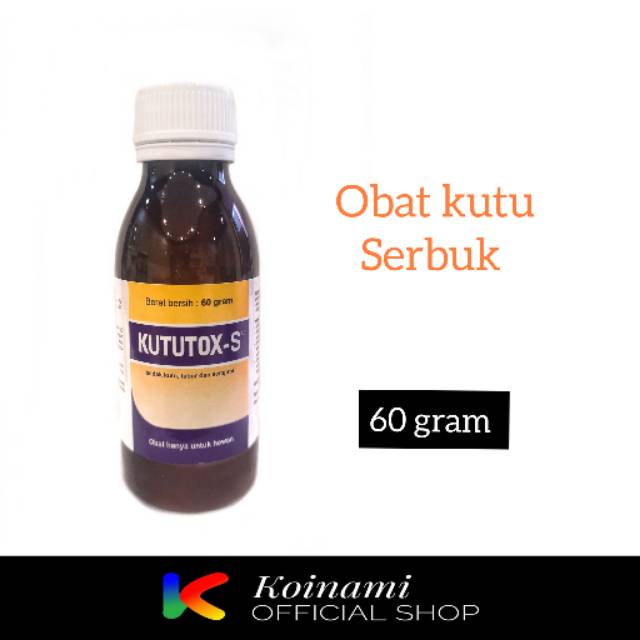 KUTUTOX - S  OBAT KUTU KUCING ANJING KANDANG HEWAN / MEDION