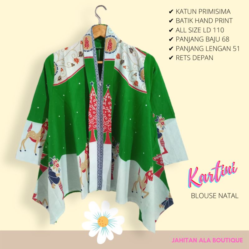 Blus kartini natal